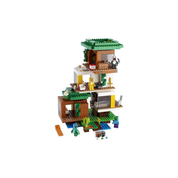 A CASA DA ÁRVORE MODERNA MINECRAFT - LEGO - Produtos - Aquarela Presentes
