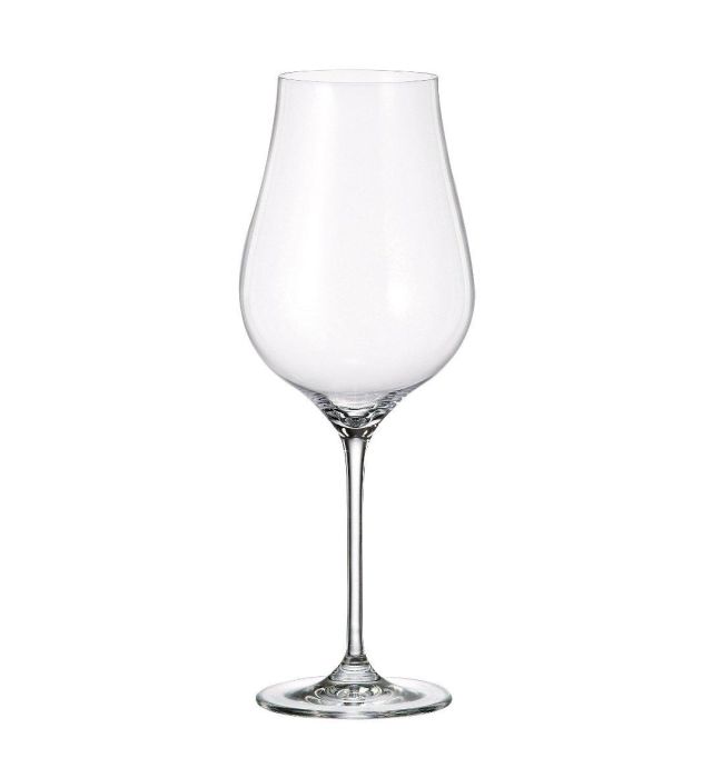 JOGO DE 6 TAÇAS PARA VINHO BRANCO LIMOSA EM CRISTA