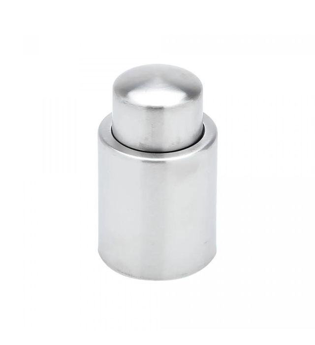 TAMPA A VACUO ACO INOX P/VINHO 6X8CM